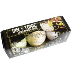 Koktél fürdőbomba szett 3db – Gin & Tonic, 3x120g.